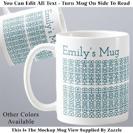 Overworked. Underpaid. Office Work Hidden Message Koffiemok