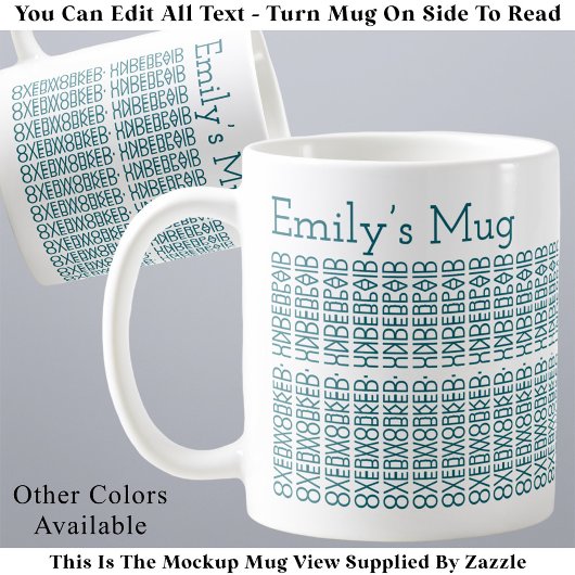 Overworked. Underpaid. Office Work Hidden Message Koffiemok