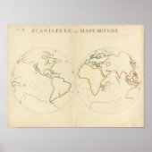 Overzicht 2 van de wereldkaart (Voorkant)