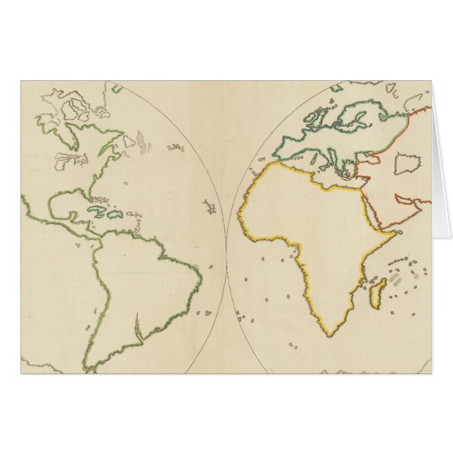 Overzicht 2 van de wereldkaart (Voorkant Horizontaal)
