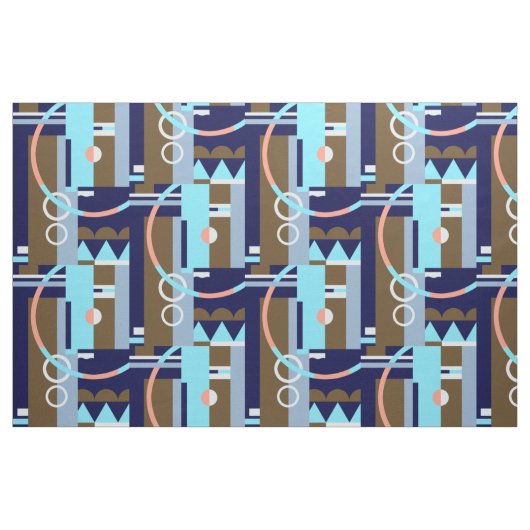 OVERZICHT: Art Deco Geometric, Balorama Lounge Stof (Fat Quarter)