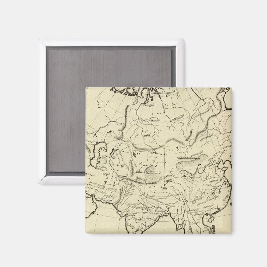 Overzicht Azië Magneet (Voorkant / Achterkant)