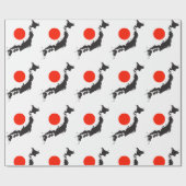 Overzicht en cirkel van de Japanse kaart Cadeaupapier (Vlak)