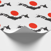 Overzicht en cirkel van de Japanse kaart Cadeaupapier (Hoek)