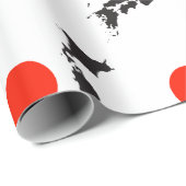 Overzicht en cirkel van de Japanse kaart Cadeaupapier (Rol Hoek)