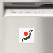 Overzicht en cirkel van de Japanse kaart Magneet (Insitu (Vaatwasser))