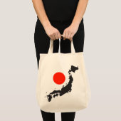 Overzicht en cirkel van de Japanse kaart Tote Bag (Voorkant (product))