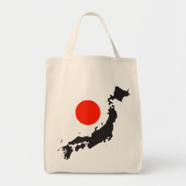 Overzicht en cirkel van de Japanse kaart Tote Bag