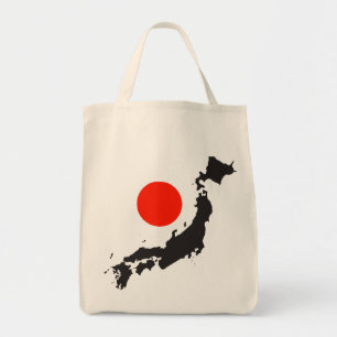 Overzicht en cirkel van de Japanse kaart Tote Bag