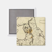 Overzicht Engeland, Wales Magneet (Voorkant / Achterkant)