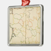 Overzicht Franse deelsectoren Metalen Ornament (Links)