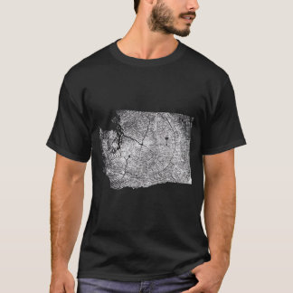 Overzicht Groeiing Washington State Tree Rings T-shirt
