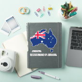 Overzicht marktoplijnen Australië Sticker (iPad Cover)
