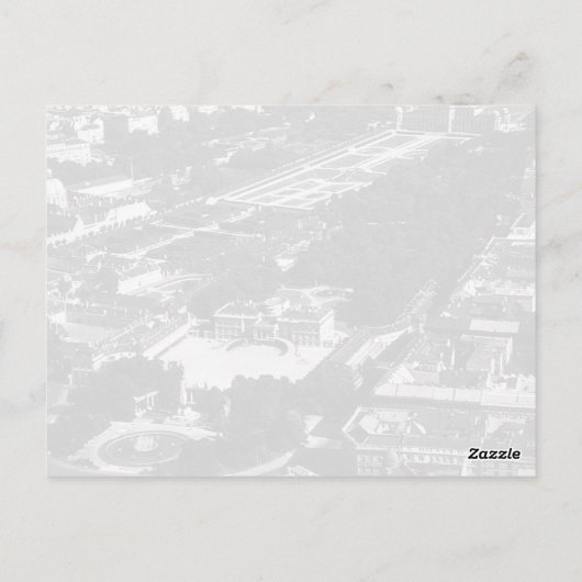 Overzicht Oostenrijk Wenen Belvedere Park Briefkaart (Achterkant)