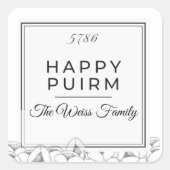 Overzicht Purim Label (Voorkant)