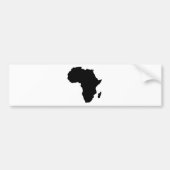 Overzicht van Afrika Bumpersticker (Voorkant)