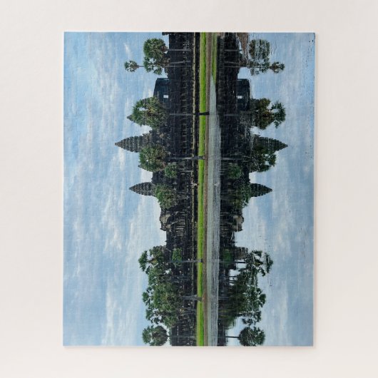 Overzicht van Angkor Wat Legpuzzel (Verticaal)