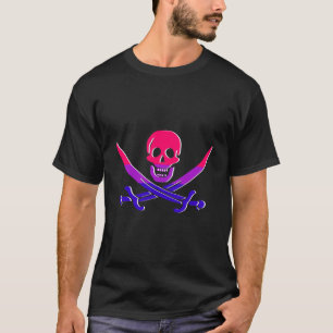 Overzicht van BI-rate Jolly Roger Bi-vlagkleuren T-shirt