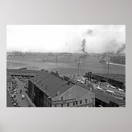 Overzicht van Boston Harbour