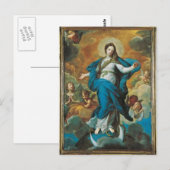 Overzicht van de aankondiging briefkaart (Voorkant / Achterkant)