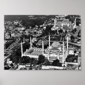  overzicht van de blauwe moskee in Istanbul (Voorkant)