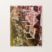  overzicht van de blauwe moskee in Istanbul Legpuzzel (Verticaal)