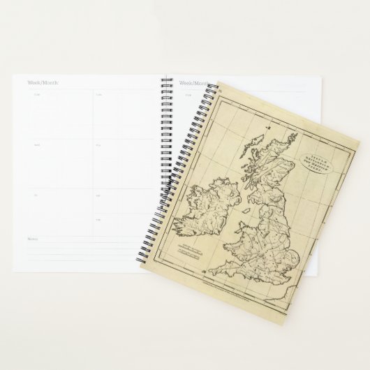 Overzicht van de Britse eilanden Planner (Display)