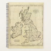 Overzicht van de Britse eilanden Planner (Voorkant)