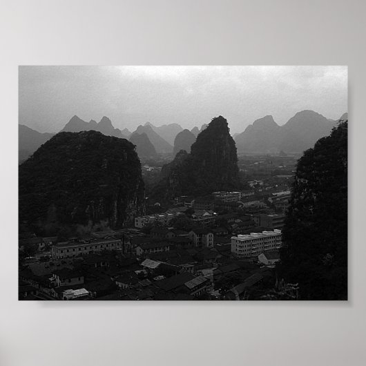 overzicht van de Chinese Guilin-stad (Voorkant)