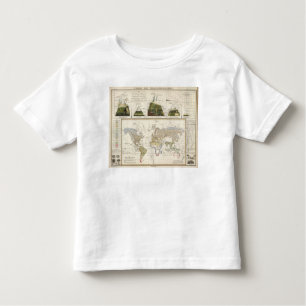 Overzicht van de geografische ligging van het plan kinder shirts