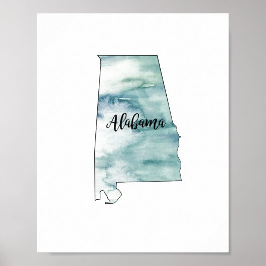 Overzicht van de illustratie van Alabama (Voorkant)