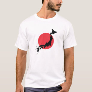 Overzicht van de Japanse vlag T-shirt