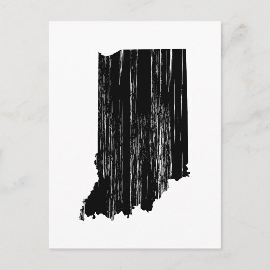 Overzicht van de noodtoestand in Indiana Briefkaart (Voorkant)