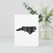 Overzicht van de noodtoestand in North Carolina Briefkaart (Staand voorkant)