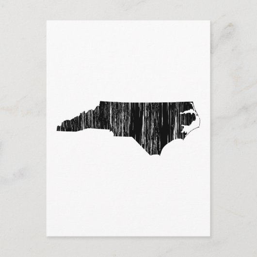 Overzicht van de noodtoestand in North Carolina Briefkaart (Voorkant)