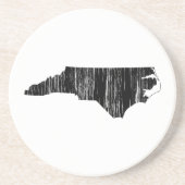 Overzicht van de noodtoestand in North Carolina Zandsteen Onderzetter (Voorkant)