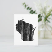 Overzicht van de noodtoestand in Wisconsin Briefkaart (Staand voorkant)