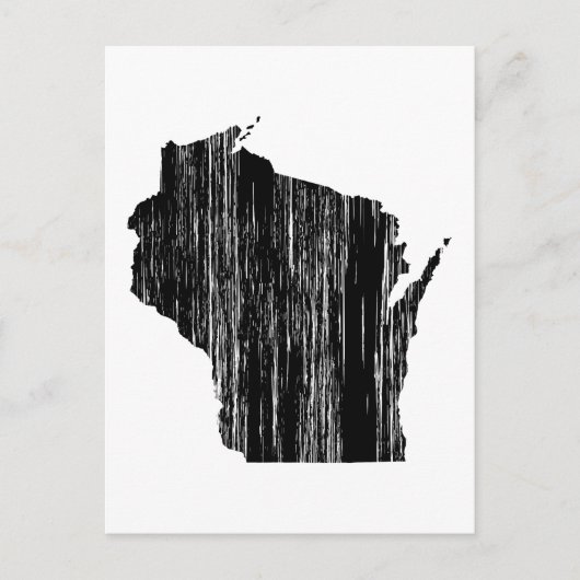 Overzicht van de noodtoestand in Wisconsin Briefkaart (Voorkant)