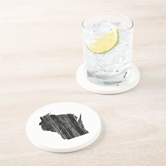 Overzicht van de noodtoestand in Wisconsin Zandsteen Onderzetter (Zijkant)