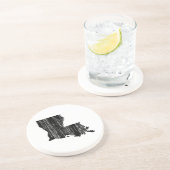 Overzicht van de noodtoestand van de deelstaat lou zandsteen onderzetter (Zijkant)