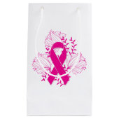 Overzicht van de roze borst- en borstkankerbewustm klein cadeauzakje (Voorkant)