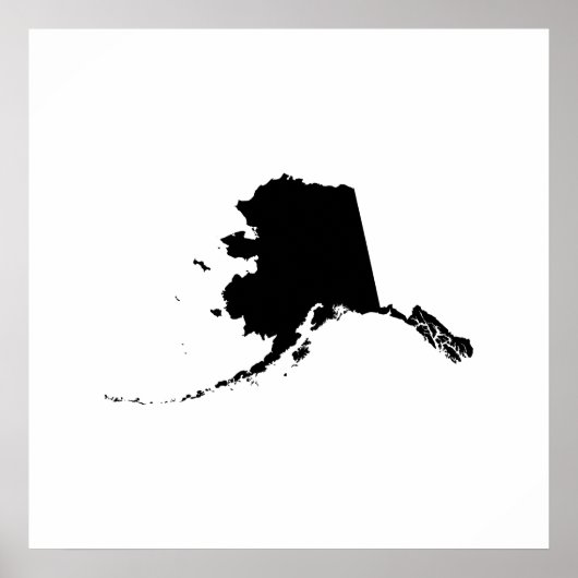 Overzicht van de staat Alaska (Voorkant)