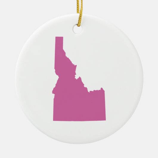 Overzicht van de staat Idaho Keramisch Ornament (Voorkant)