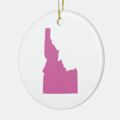 Overzicht van de staat Idaho Keramisch Ornament (Links)