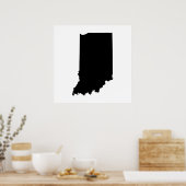 Overzicht van de staat Indiana (Keuken)