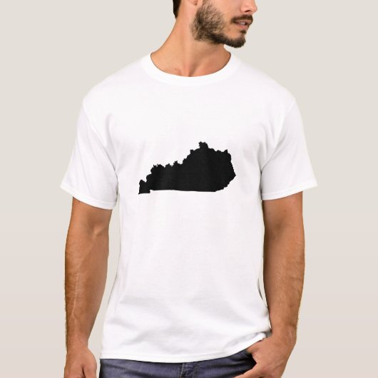 Overzicht van de staat Kentucky T-shirt (Voorkant)