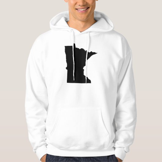 Overzicht van de staat Minnesota Hoodie (Voorkant)