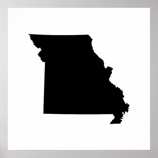 Overzicht van de staat Missouri (Voorkant)