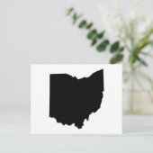 Overzicht van de staat Ohio Briefkaart (Staand voorkant)
