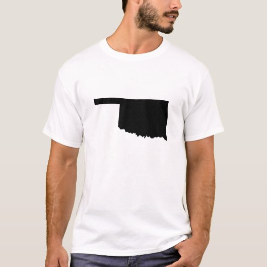 Overzicht van de staat Oklahoma T-shirt (Voorkant)